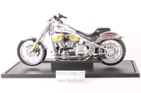 custom made model of Harley-Davidson Fat Boy Gray Ghost 2025 motorcycle
